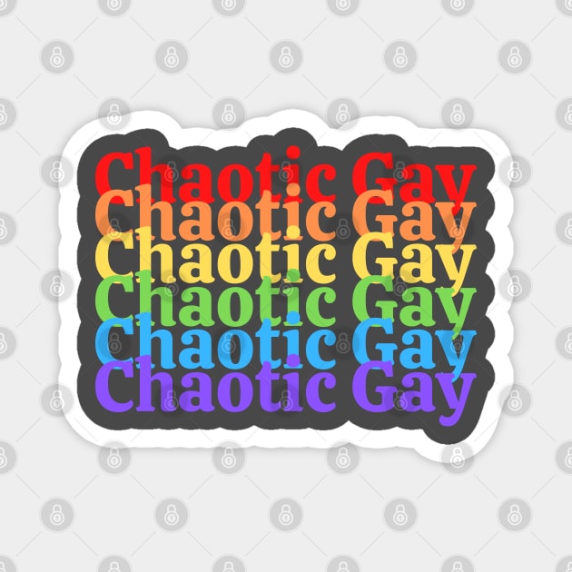 "Chaotic Gay" D&D Alignment Magnet by DungeonDesigns