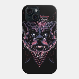 The Bear Sacred geometry Phone Case