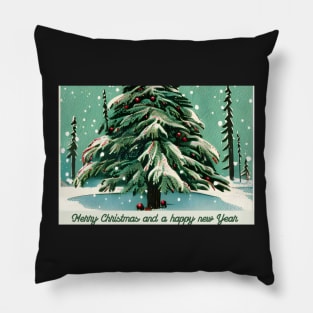 Christmas forest Pillow