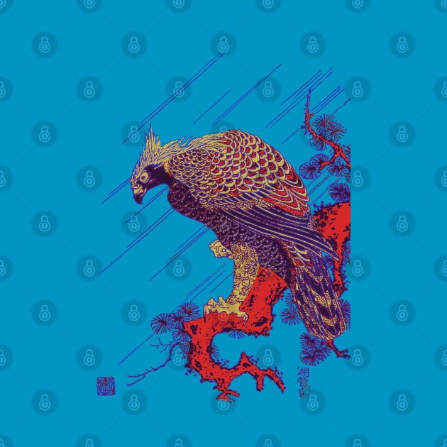 Splatter Art Falcon by SenecaReads