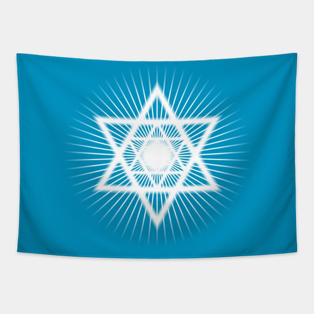 A Heart Like King David - Star of David Tapestry by ShineYourLight