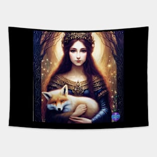 MAIDEN & HER FOX Tapestry