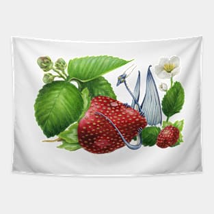 Strawberry Dragon Tapestry