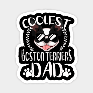 Glasses Coolest Boston Terriers Dog Dad Magnet