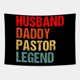 Husband Daddy Pastor Legend Tapestry