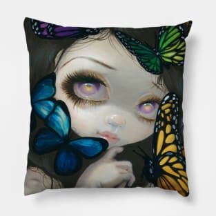 Butterfly winged cutie Pillow