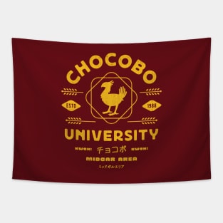 Chocobo University Emblem Tapestry