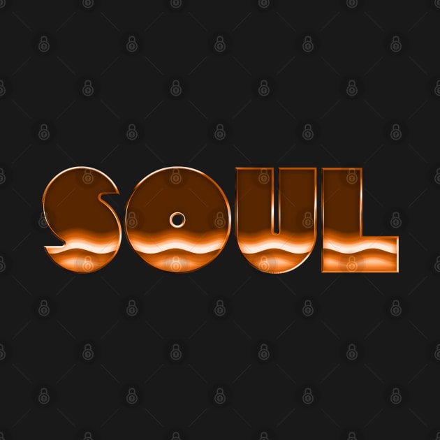 SOUL //// Retro Soul 70s Music Fan Design by DankFutura