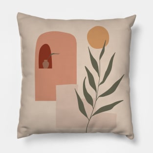 adventure in the south #minimalism #digitalart Pillow