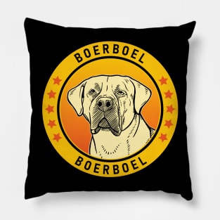 Boerboel Dog Portrait Pillow