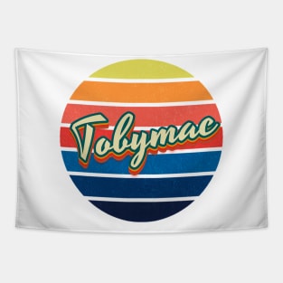 Circle Retro Vintage Tobymac Tapestry