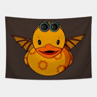 Steampunk Rubber Duck Tapestry