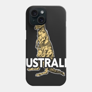 Australian Kangaroo - Nature Illustration Phone Case