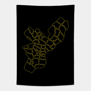 Philadelphia Zipcode Map (yellow) Tapestry