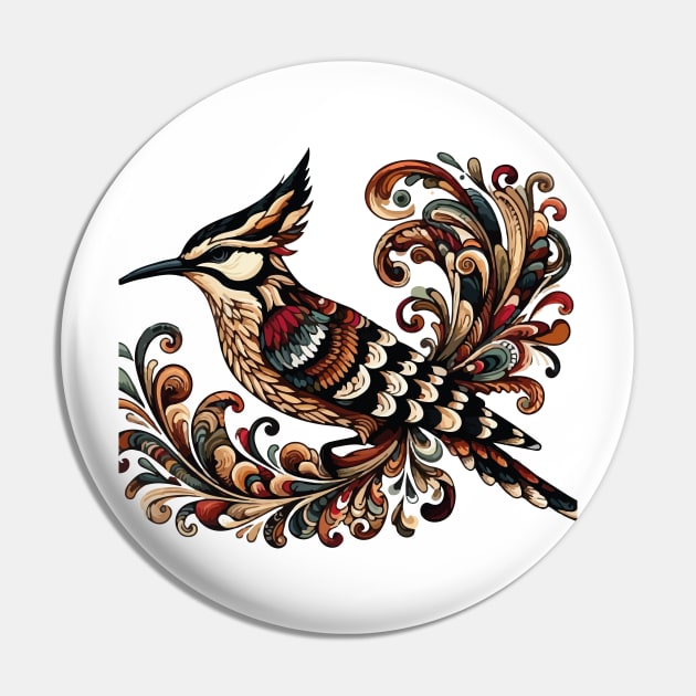 Hoopoe Bird Lover Pin by SARKAR3.0