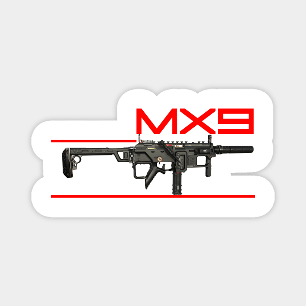 MX 9 SMG Magnet by Aim For The Face