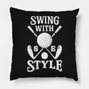 Swing With Style Golf Tee Pillow