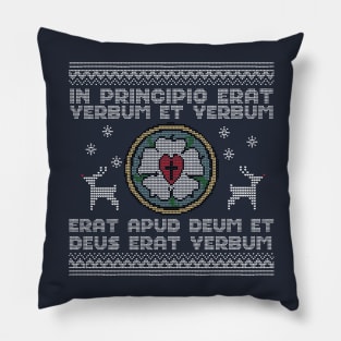 Ugly Christmas Sweater Shirt - in Latin Pillow