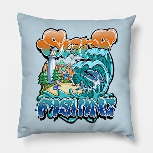 SURF FISHING Pillow