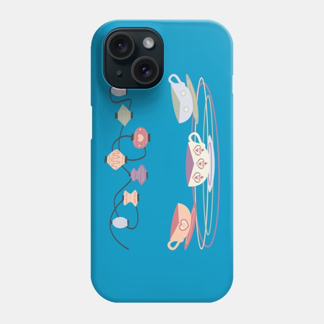 Mad Tea Cups Phone Case by Lunamis