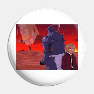 Elric brothers Pin