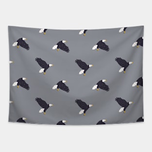 Bald Eagle (Navy & Pewter) Tapestry