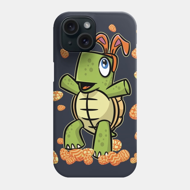 Adorable Turtle Bunny Easter Egg Cute Women Men Boys Girls Kids Teens Youth Phone Case by teeleoshirts