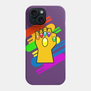 Minimalistic Infinity Gauntlet Phone Case