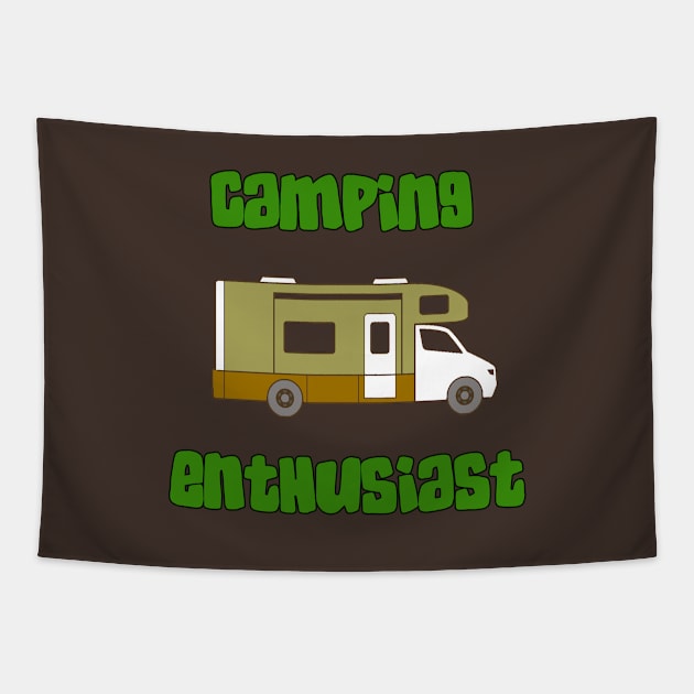 Camping Enthusiast - Class C Tapestry by DesigningJudy