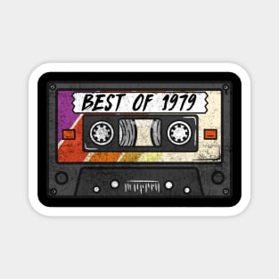 Best Of 1979 - Vintage Retro Cassette Birthday Gift Magnet