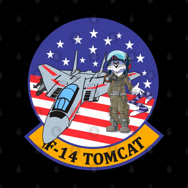 Grumman F-14 Tomcat - Aircraft Stars and Stripes by TomcatGypsy