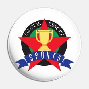 All Star Sports Resort Pin