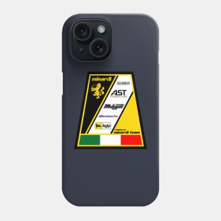 Minardi F-1 Team Retro Art Phone Case