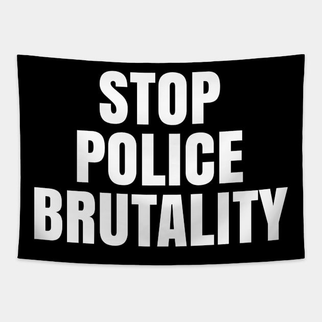 Stop Police Brutality, Black Lives Matter, George Floyd Tapestry by UrbanLifeApparel