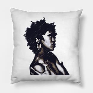 Lauryn Hill Distressed Vintage Pillow