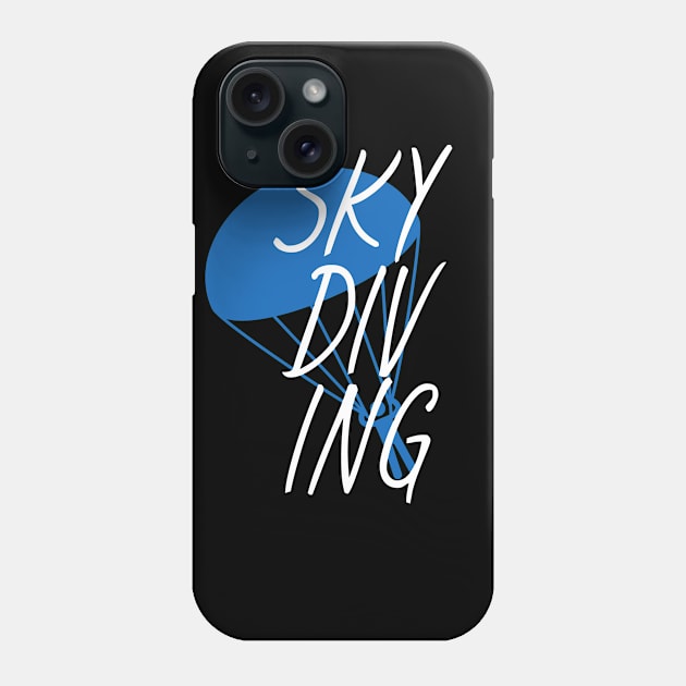 Skydiving Phone Case by maxcode