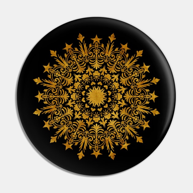 "The crown" Mandala Pin by CarlosTato