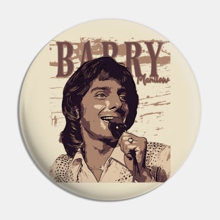 Barry Manilow // 80s Pin