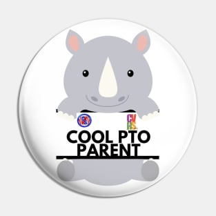 CVHS PTO BABY RHINO COOL PTO PARENT Pin