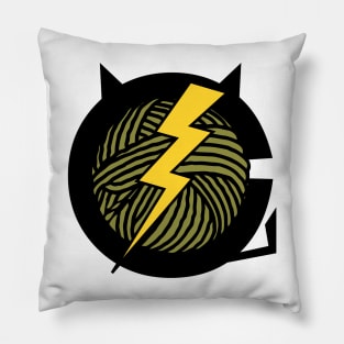 Electric Cat Symbol | Cat Cartoon | That Cat Pillow