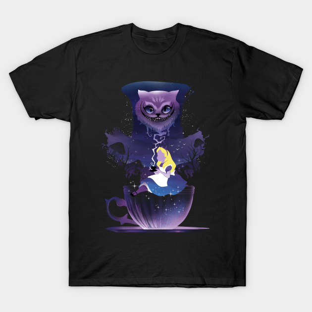 Midnight Tea - Alice In Wonderland - T-Shirt