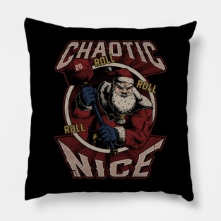 RPG - Christmas Santa Alignment - Chaotic Nice Pillow