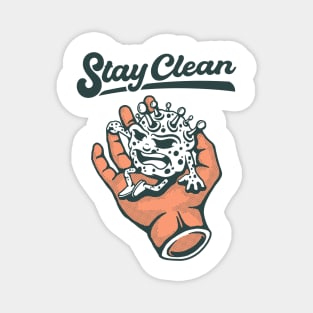 Stay clean Magnet