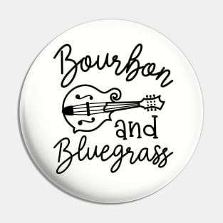 Bourbon and Bluegrass Mandolin Pin