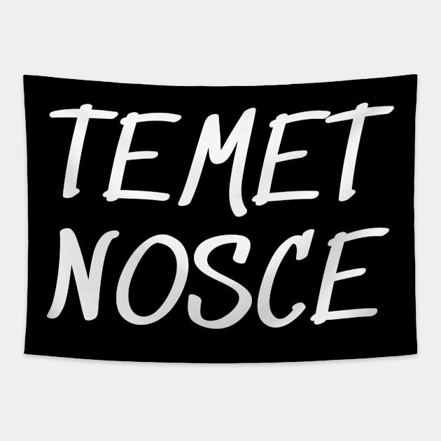 Temet nosce Tapestry by Word and Saying