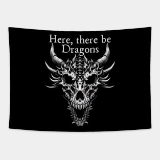 Dragon Skull Tapestry