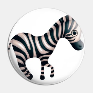 Cute Zebra Drawing Pin