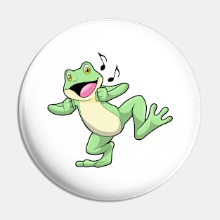 Frog Music Dance Pin