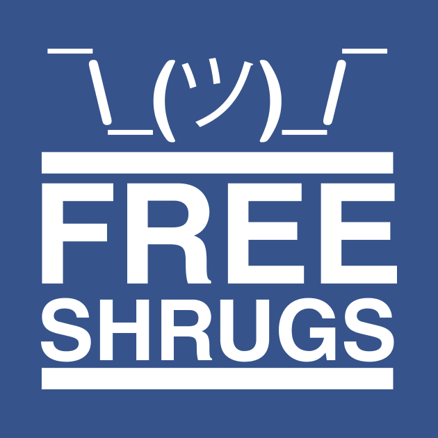 Free Shrugs (navy) by fishbiscuit