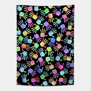 Techno Hands Tapestry